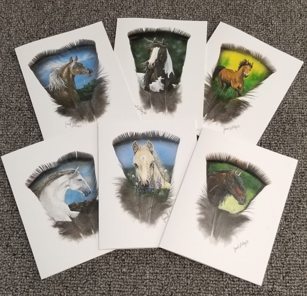 Horse notecards